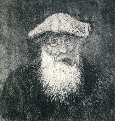 Zelfportret door Camille Jacob Pissarro